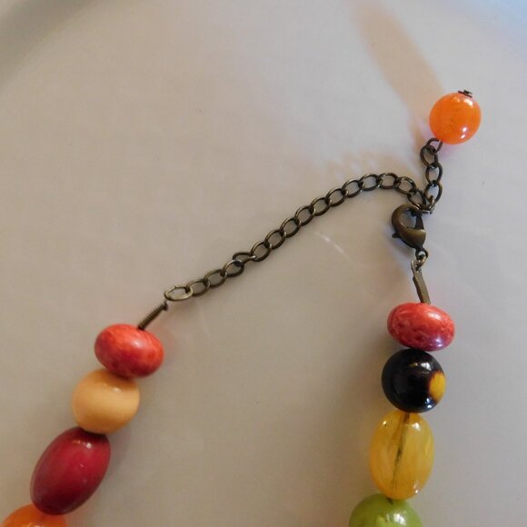 🍃🌳Multicolor Bead Statement Necklace 🌳🍃 - Picture 7 of 7